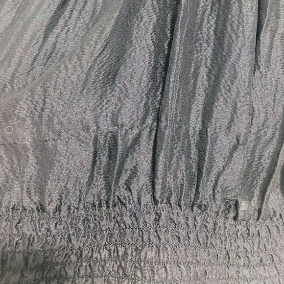 Bebe Turquoise Embellished Black Silk Razorback Tank XXS - Picture 4 of 7